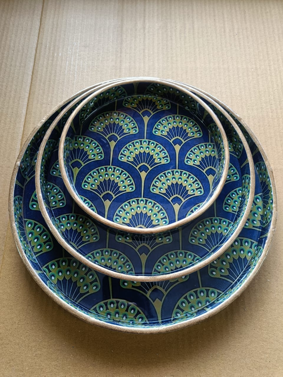 Blue Yellow Colour Pattern