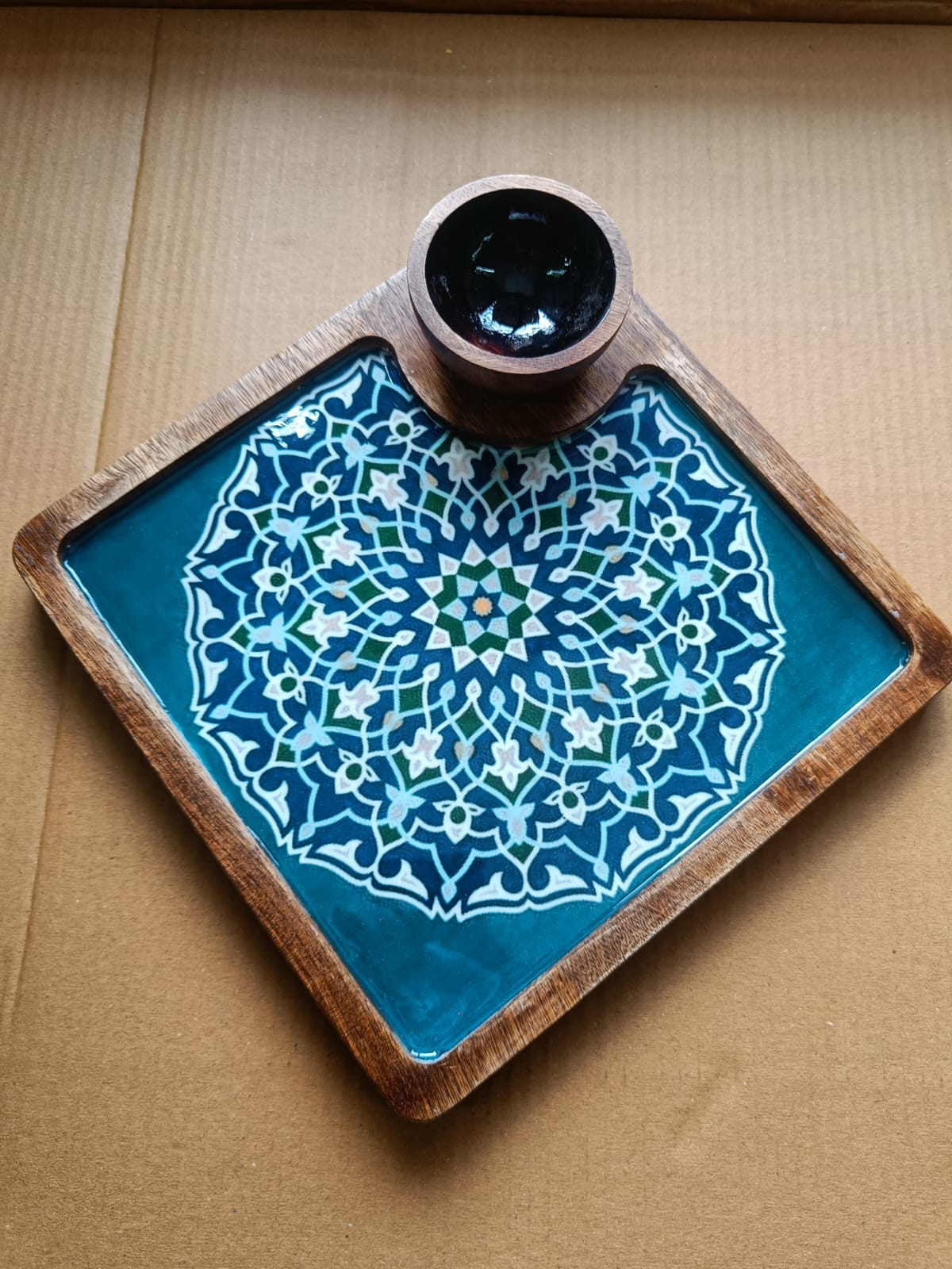 Single Bowl Platter Square