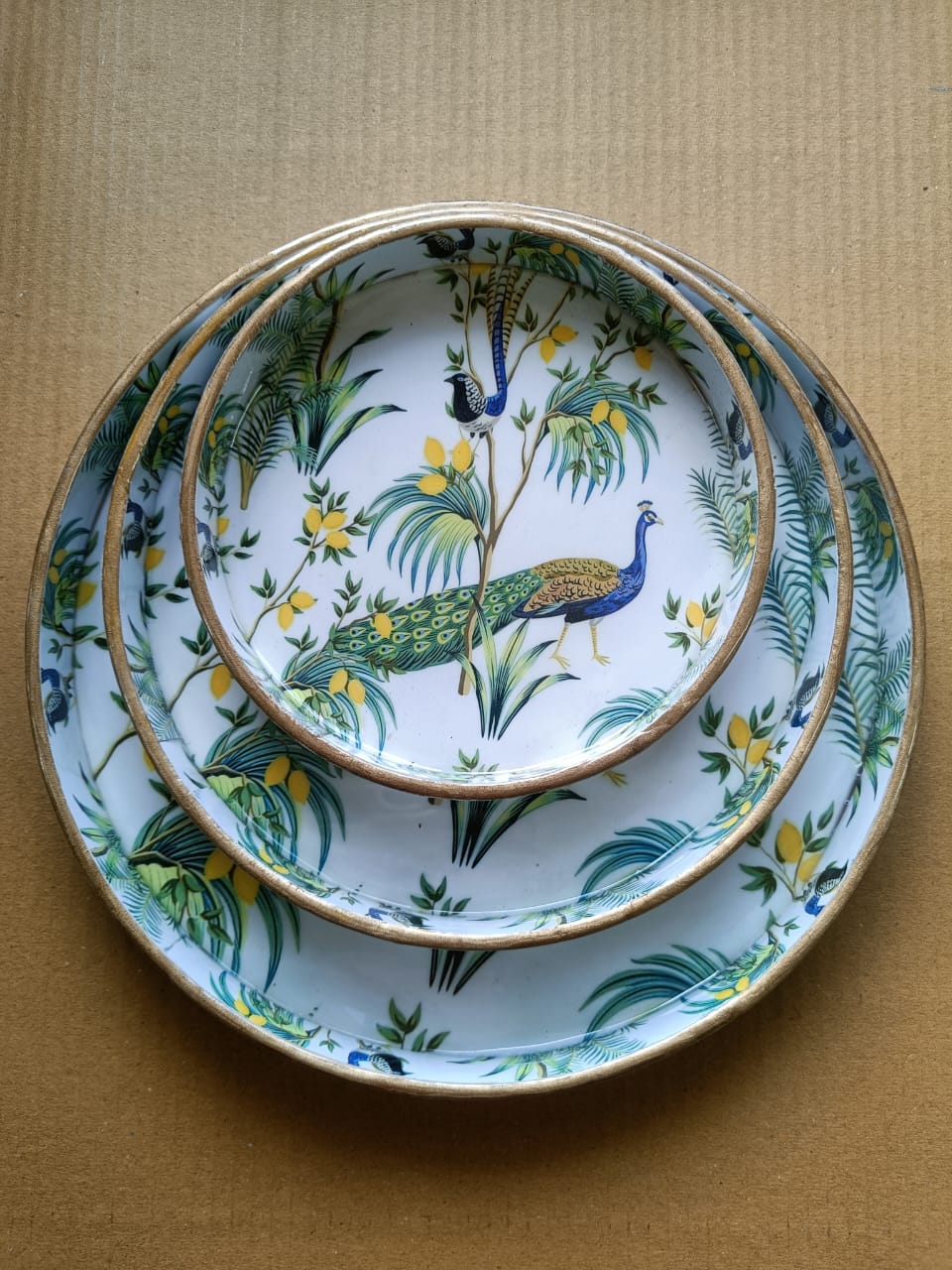 peacock pattern front