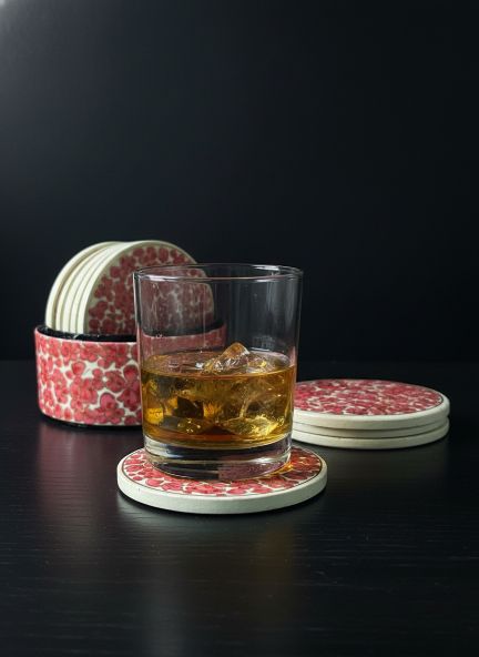 Paper Mache Christmas Round Shape Coasters